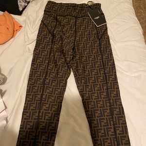 Fendi logo leggins pants